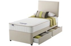 Silentnight - Hatfield Memory Single 2 Drawer - Divan